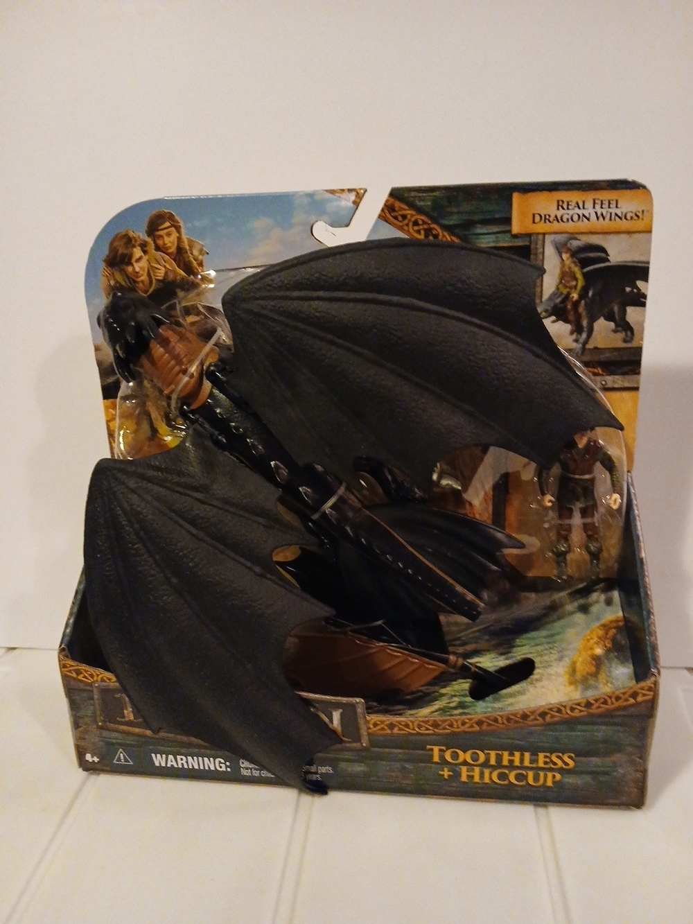 Toothless Dragon Action Toy - Black - Toothless & Hiccup